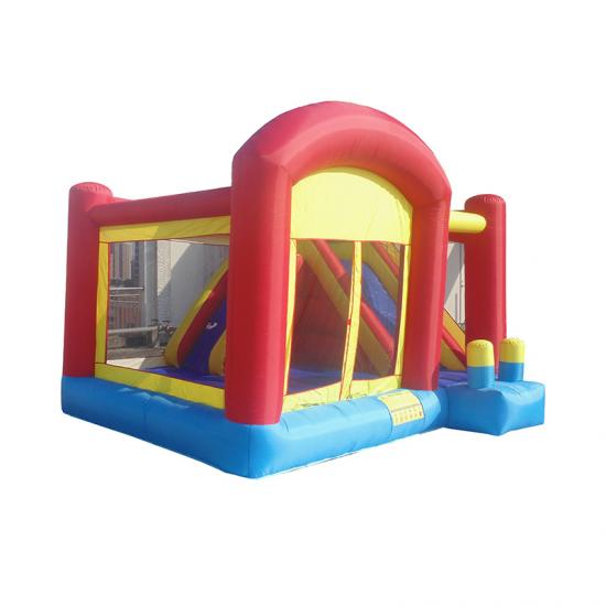 backyard inflatable bouncing slide