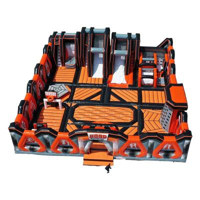 inflatable slide obstacle race