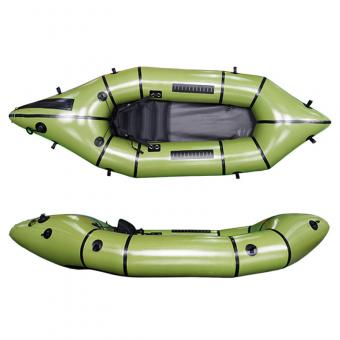 green rafts boat for adventure