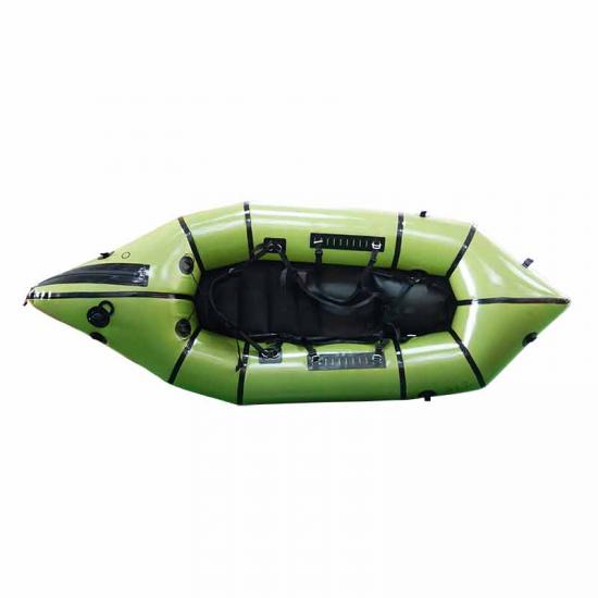 green rafts boat for adventure