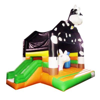 inflatable bounce house combo slide